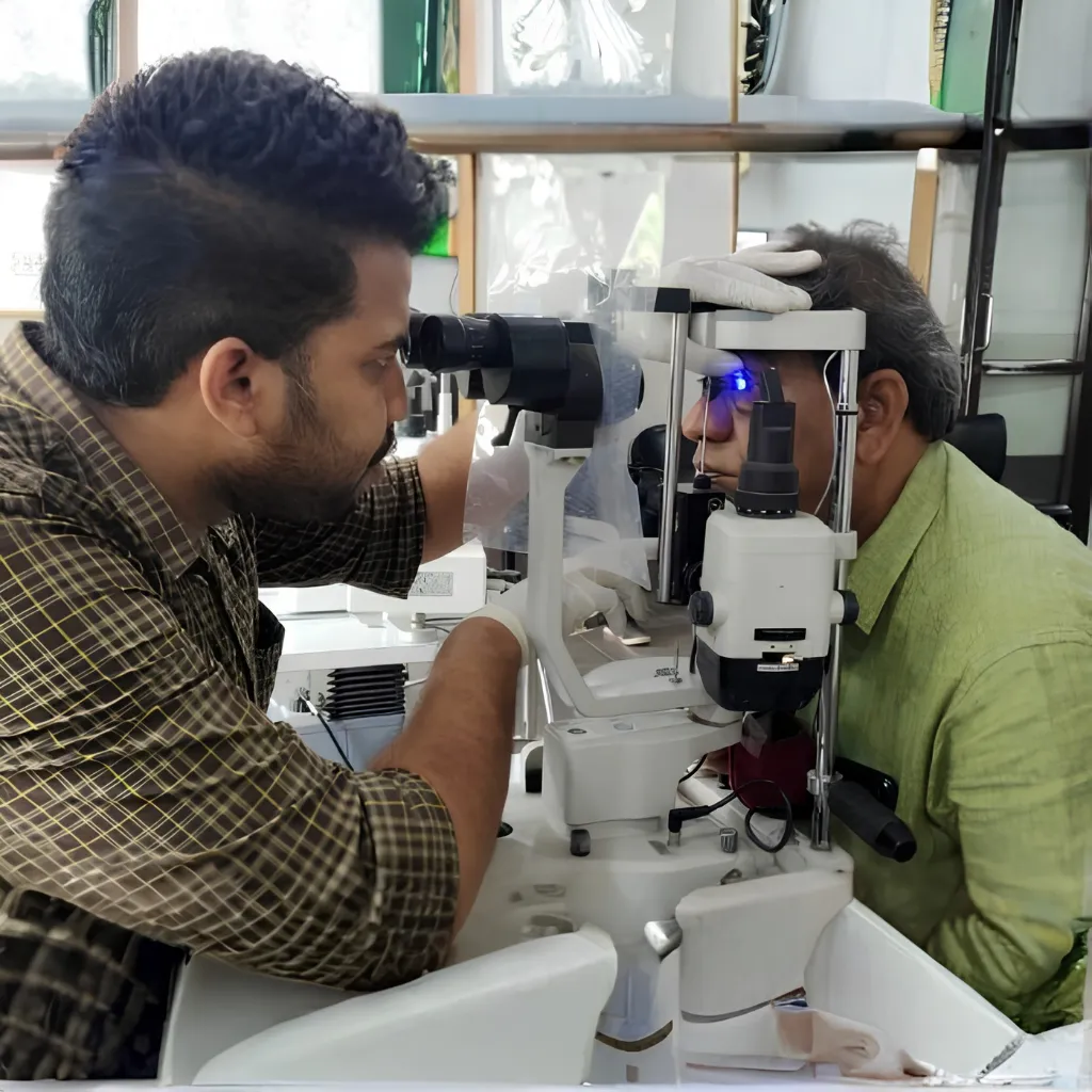 Glaucoma Patient Eye Checkup at A B Eye Institute Patna